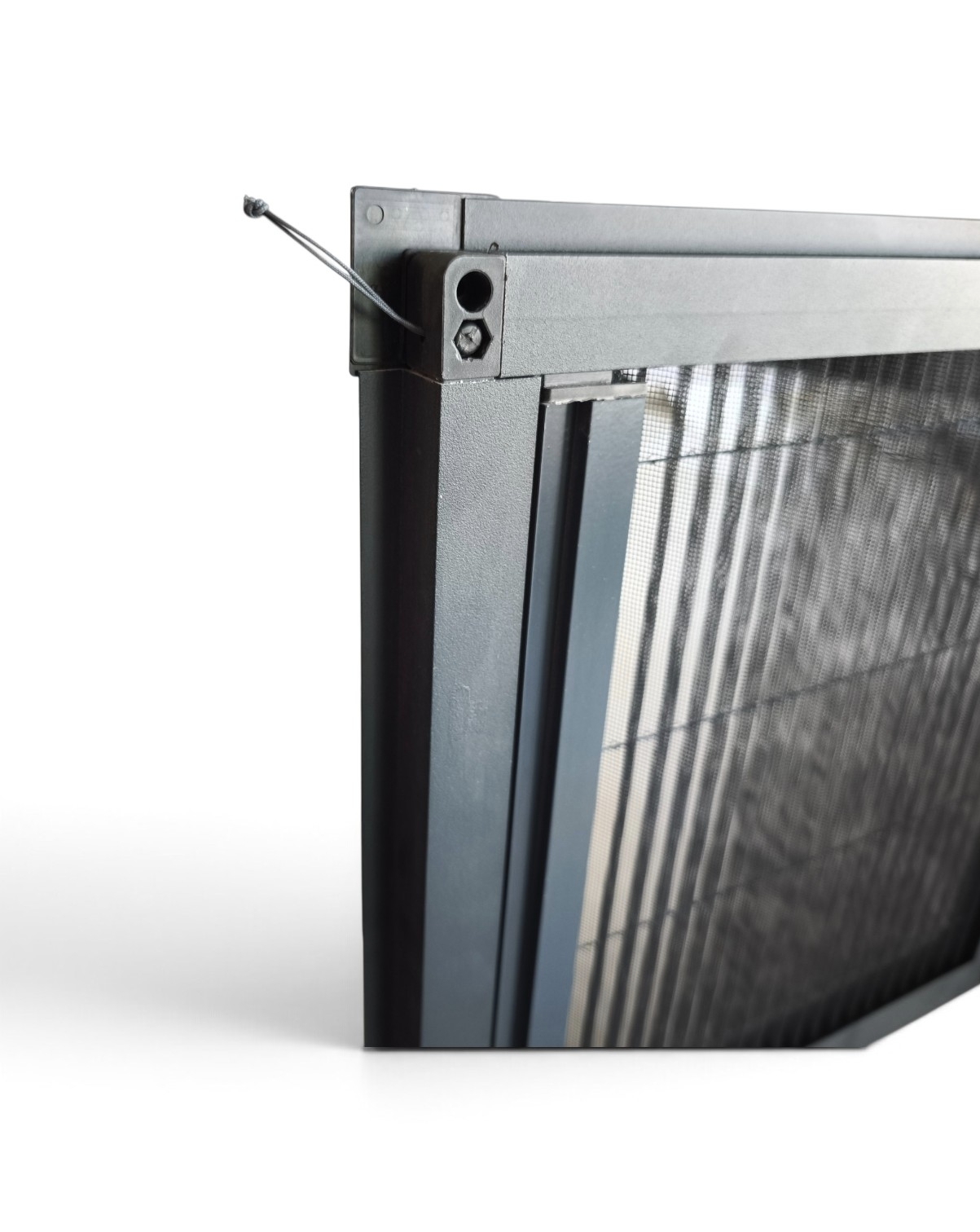 Peremes mini pliszé szúnyogháló ablakra vízszintes működéssel – galéria